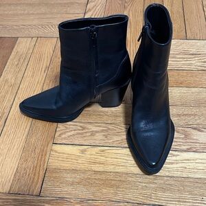 Zara Black Ankle Booties